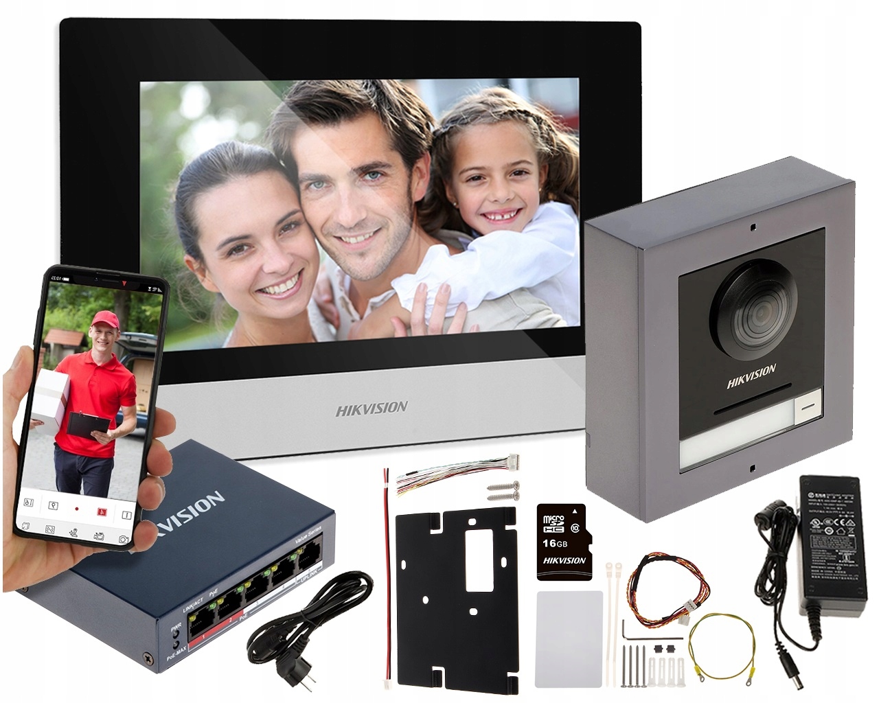 Videodomofonový set DS-KIS602(B)/EU Hikvision