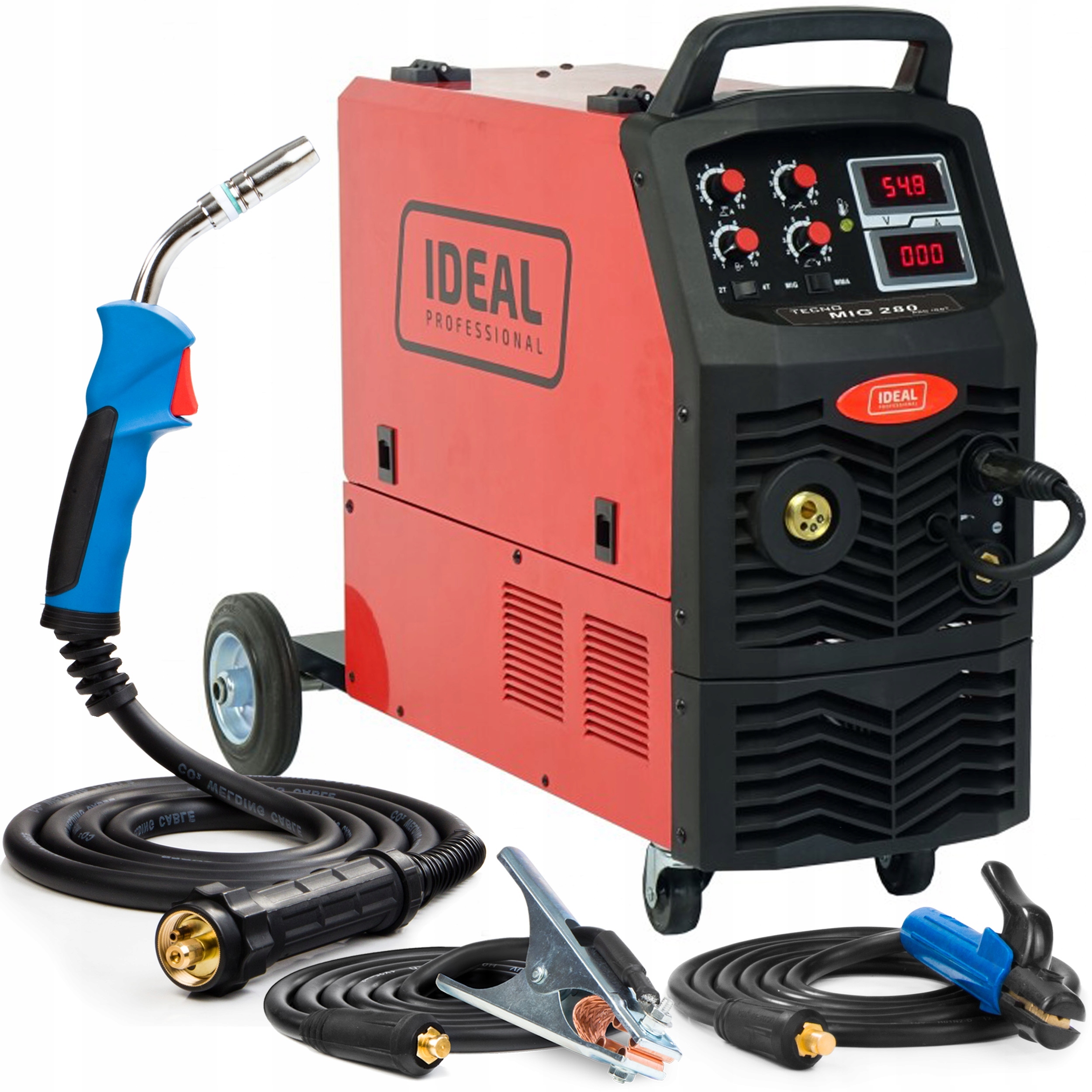 Svařovací Stroj Migomat Ideal Tecno Mig 280 4X4 Digital Mma 400V 280A Hliník