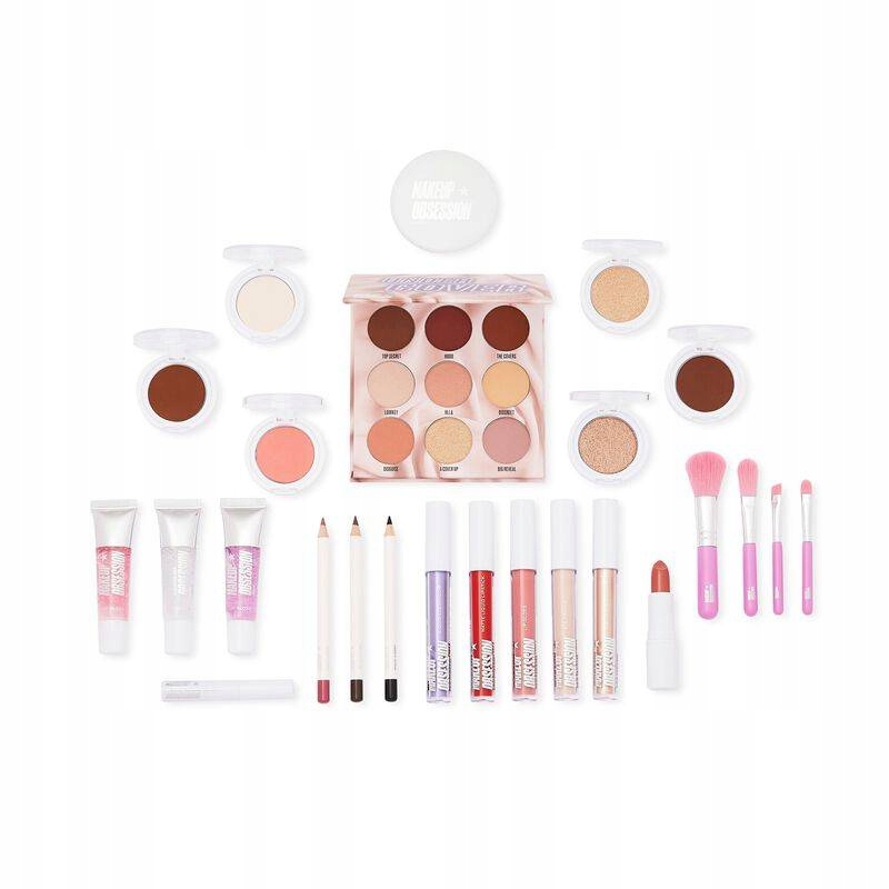Адвент-календарь Makeup Revolution, 24 средства для макияжа глаз, губ, бровей и лица — фото 3