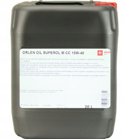 OLEJ ORLEN SUPEROL M CC 15W40 20L