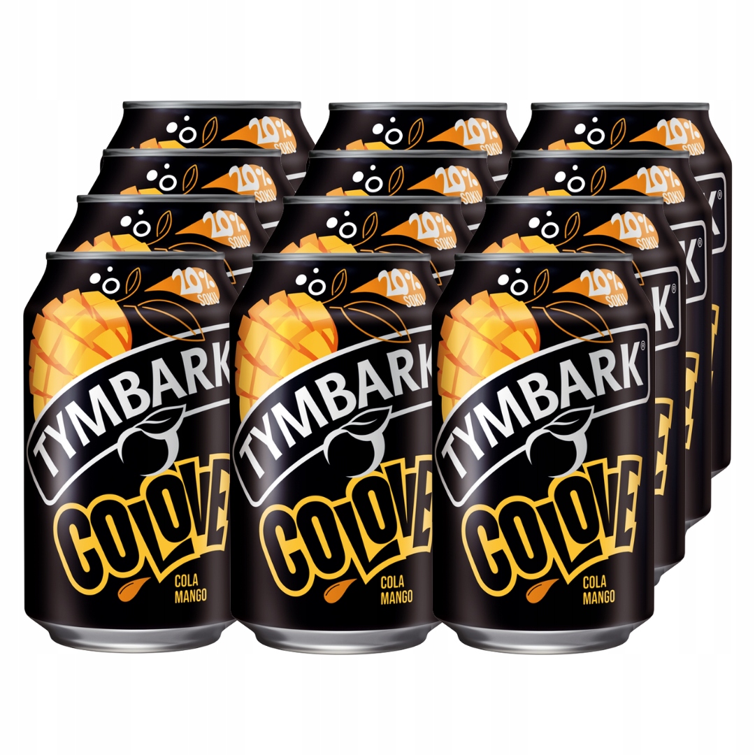 Levně Sycený nápoj Tymbark 12 x 330 ml