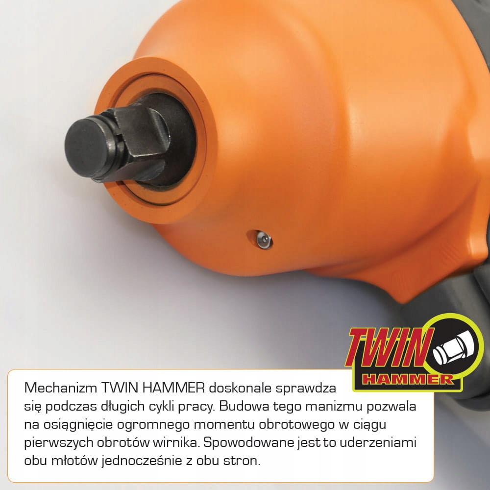 PNEUMATYCZNY KLUCZ UDAROWY 1/2" 1290NM Marka inna