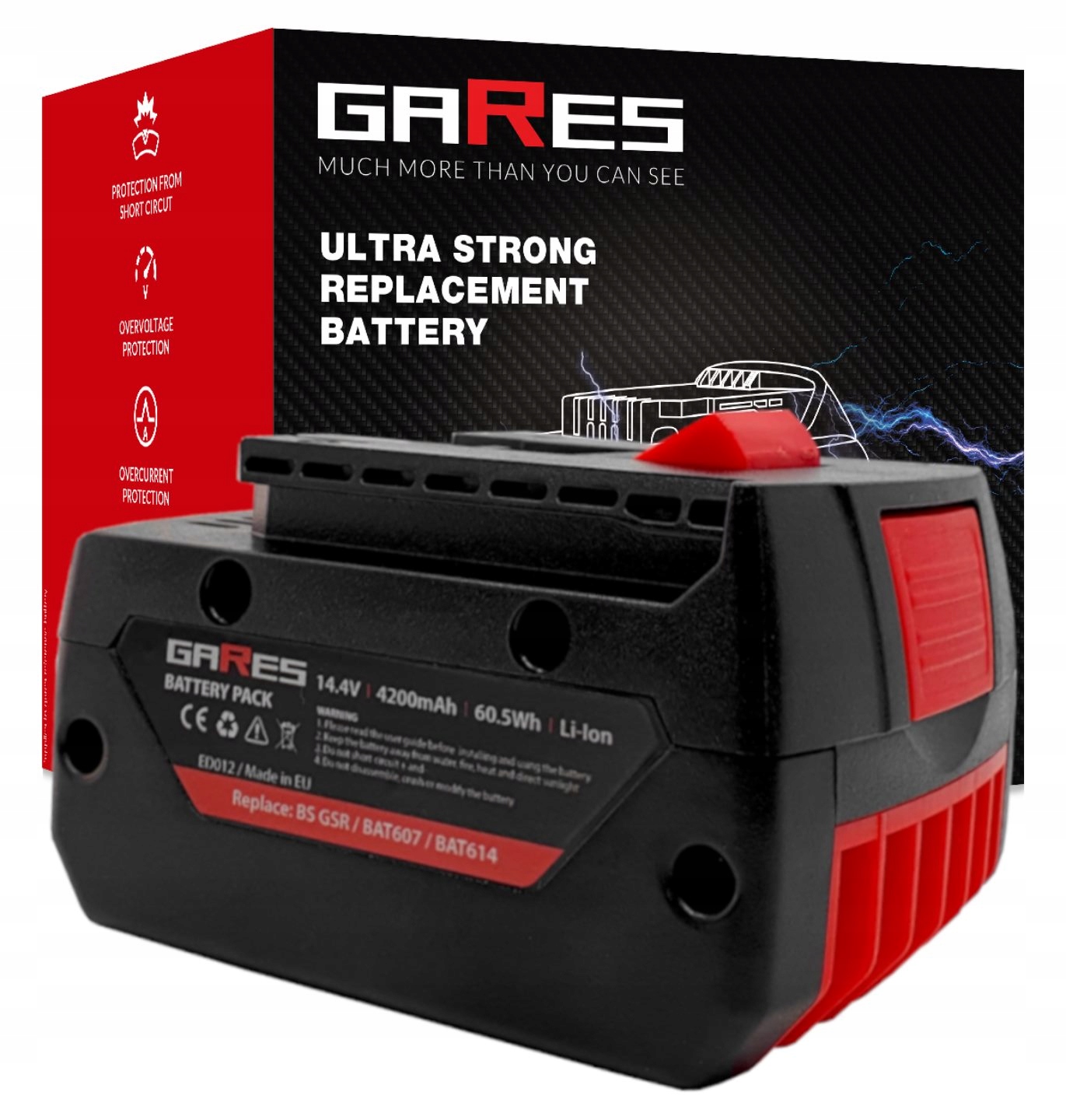 Akumulátor pro Bosch Gba Gho 14.4 V-LI Gdr 14.4-LI 14,4 V 4,2 Ah