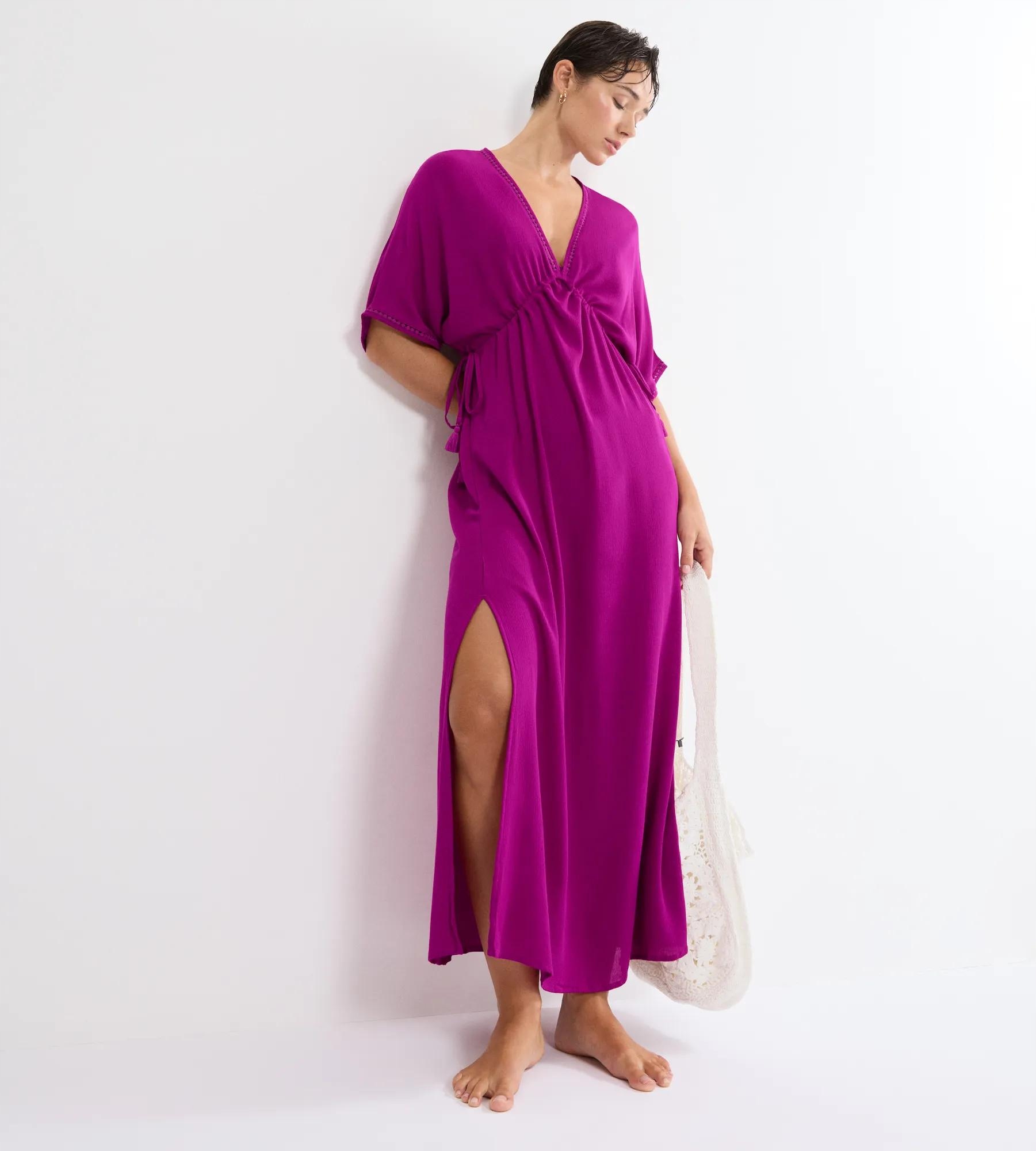 Plážové maxi šaty MyWear Kaftan, velikost 38