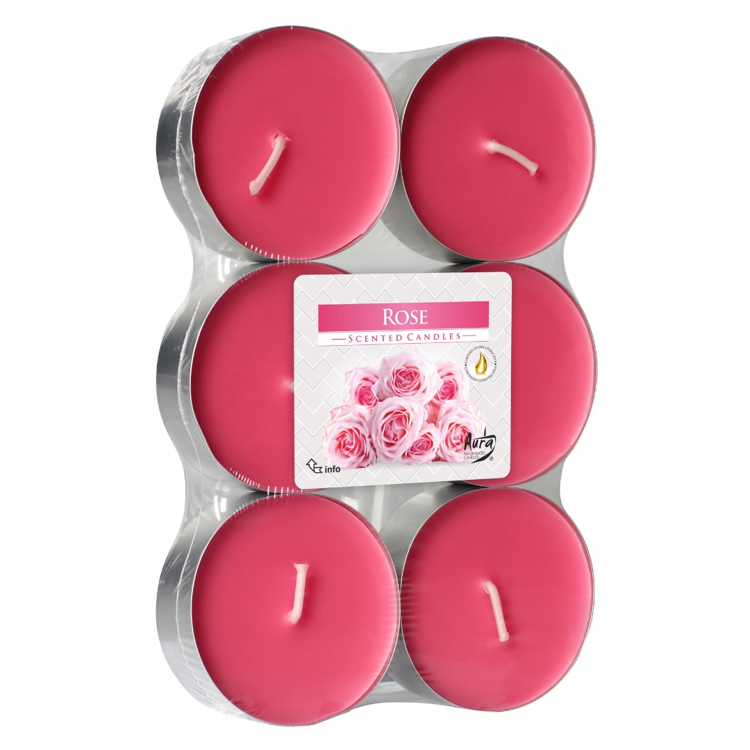 

Bispol Maxi Podgrzewacze świeczki tealight Róża