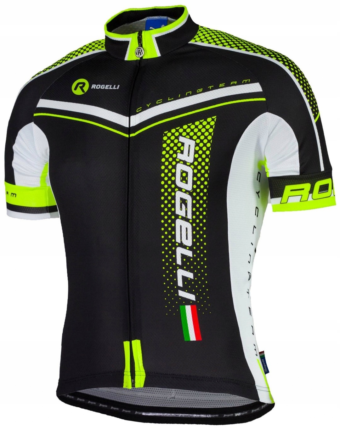 Rogelli koszulka Gara Mostro czarny-fluor
