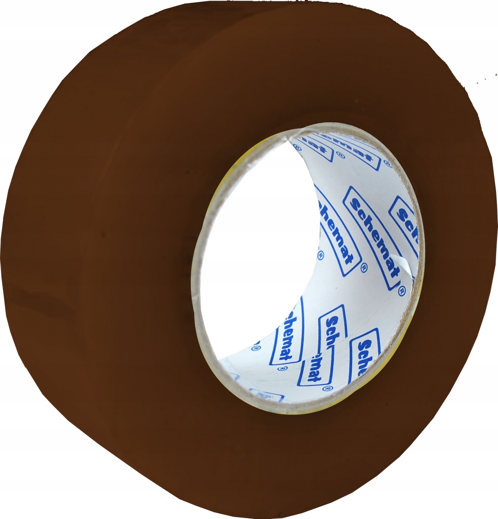 Taśma pakowa Schemat brązowy szer. 48 mm dł. 200 m 1 szt. - zdjęcie 5