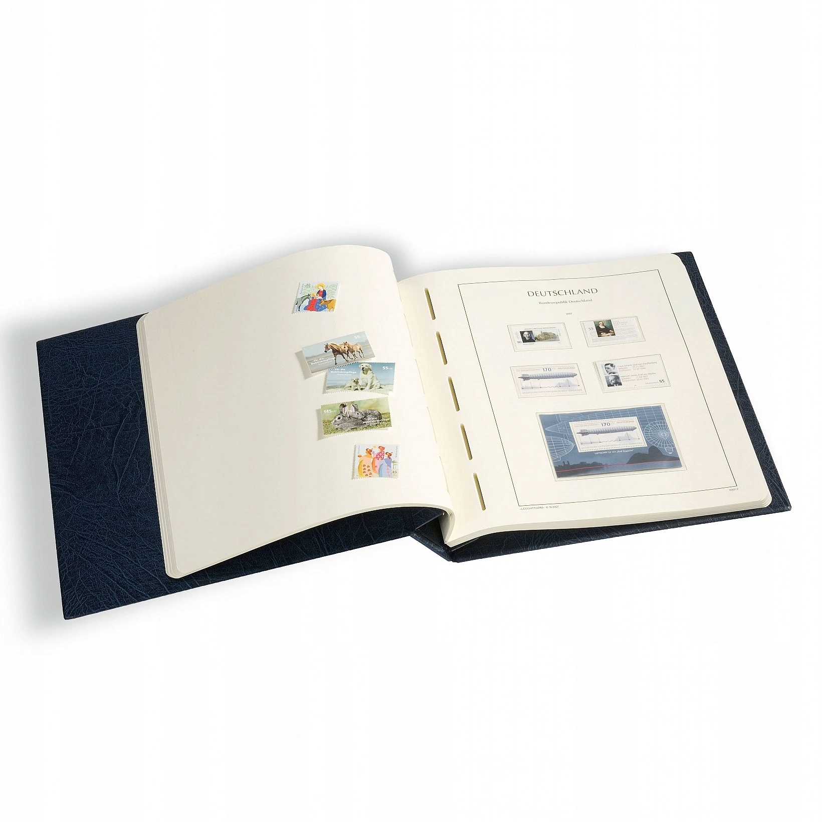 Leuchtturm Albové desky Dsn, modré