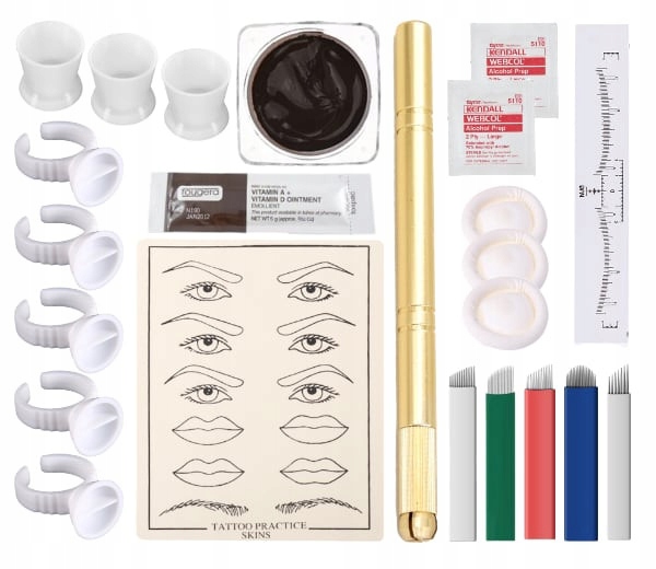 Tetovací Sada Microblading 3D Vláskování Permanentní Makeup