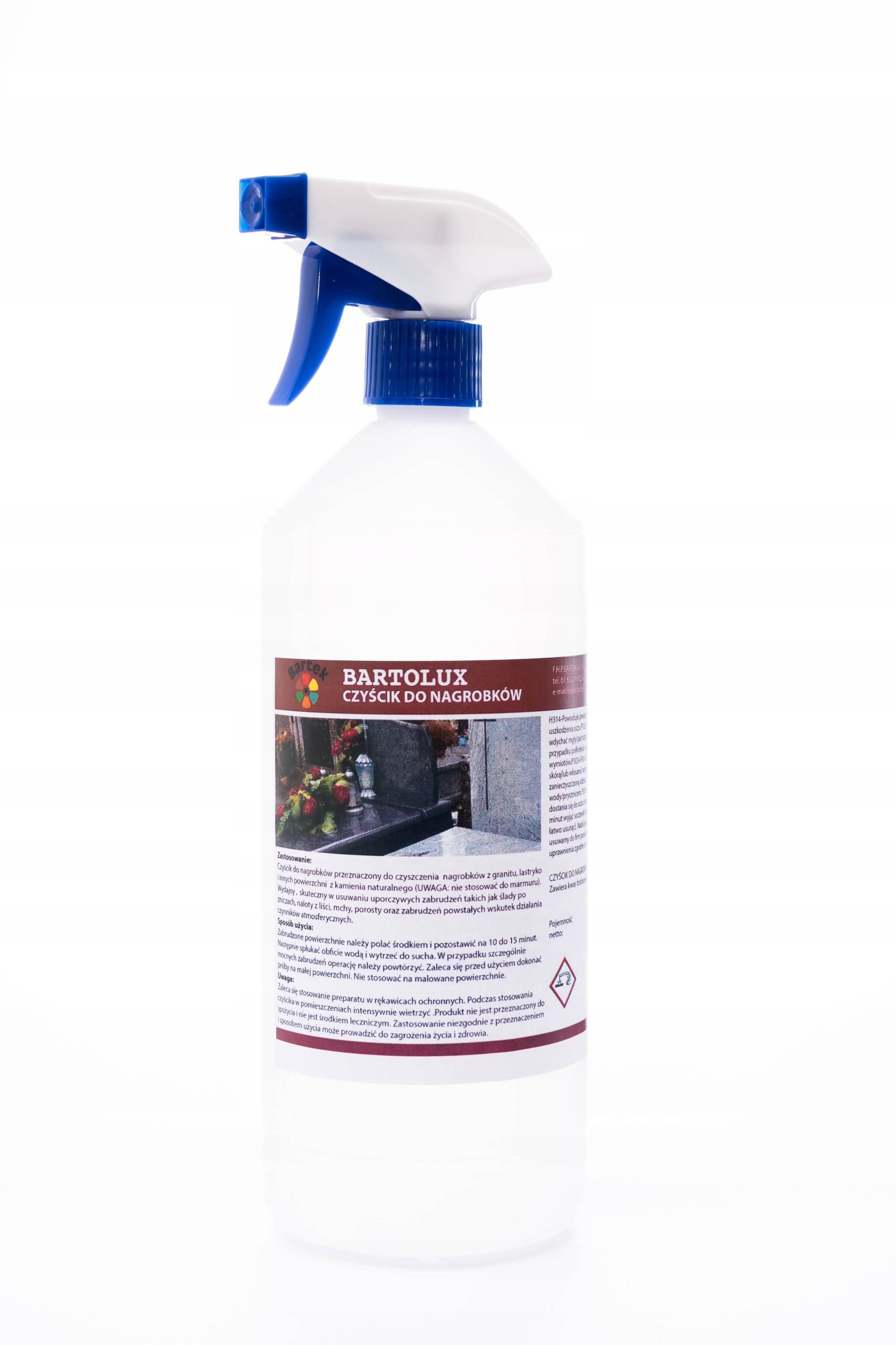 

Bartolux Spray Do Czyszczenia Mycia Nagrobków 1L
