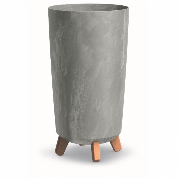 

Doniczka Donica Wysoka Na Nóżkach Beton Effect H45