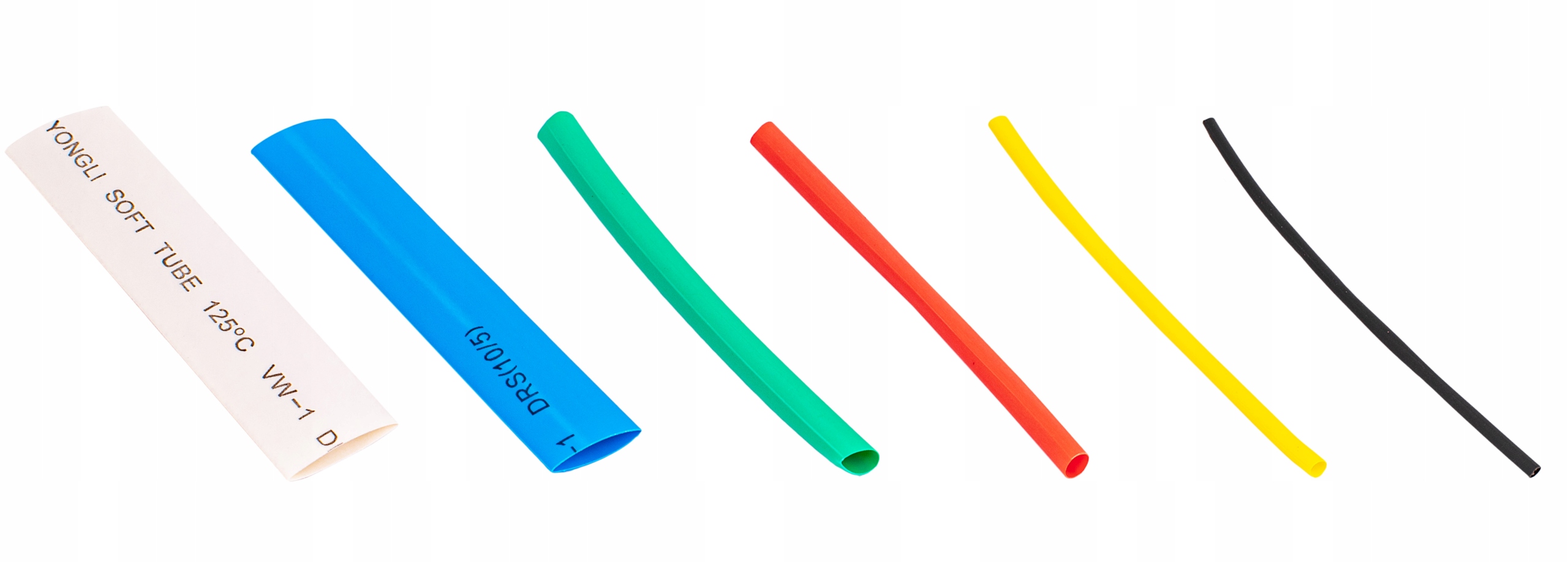 ZESTAW RUREK KOSZULKI RURKI TERMOKURCZLIWE 100szt Rodzaj termokurczliwa