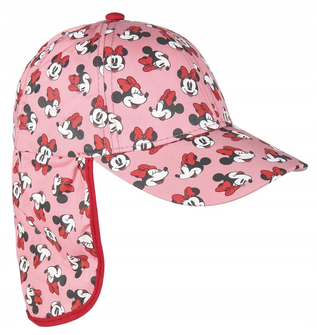 

Czapka z daszkiem i osłoną na kark Myszka Minnie