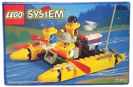 Lego 6665 - River Runners - 100% komplet.