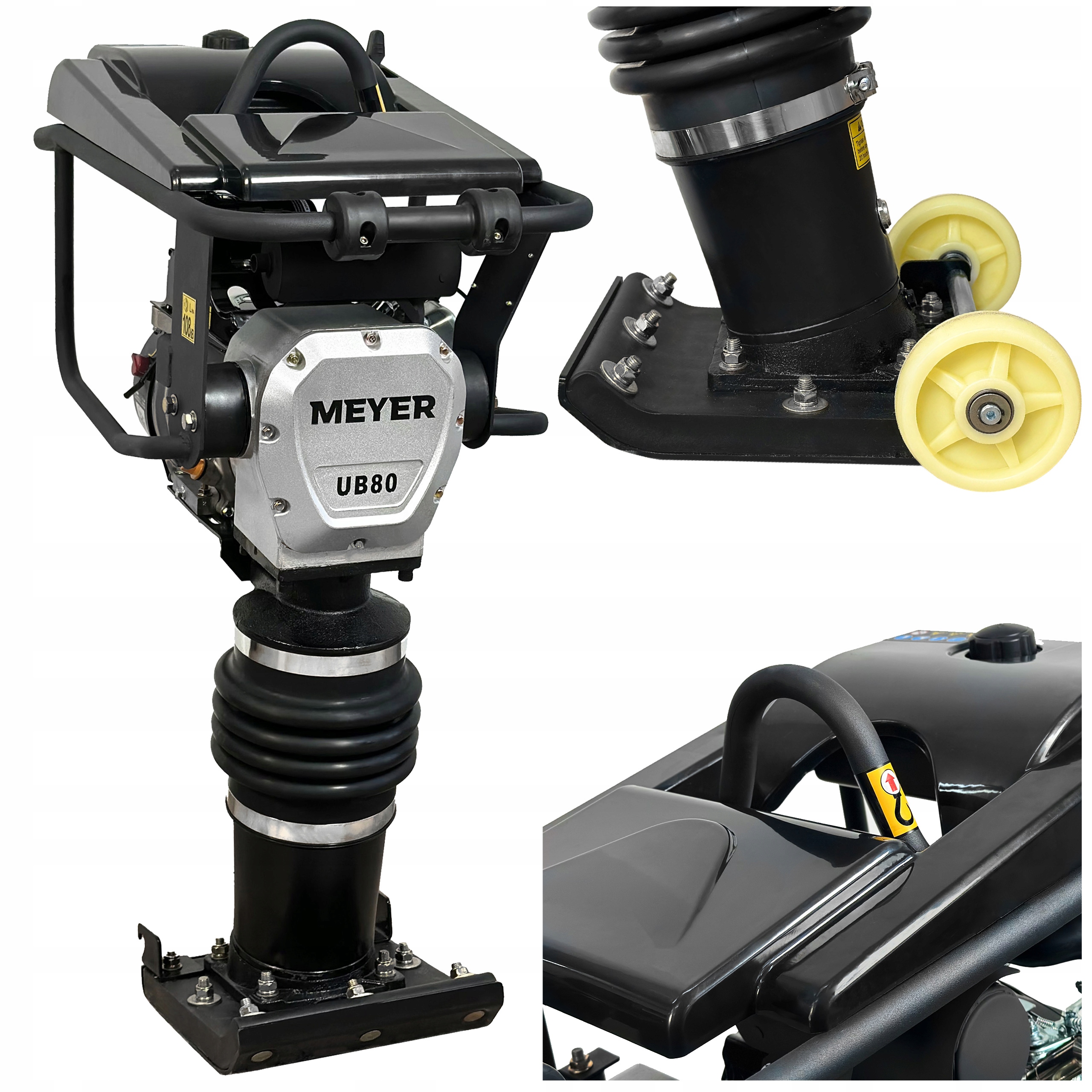 Ubijak Zagęszczarka Stopowa Wibracyjna Skoczek Meyer UB80 Loncin Kółka