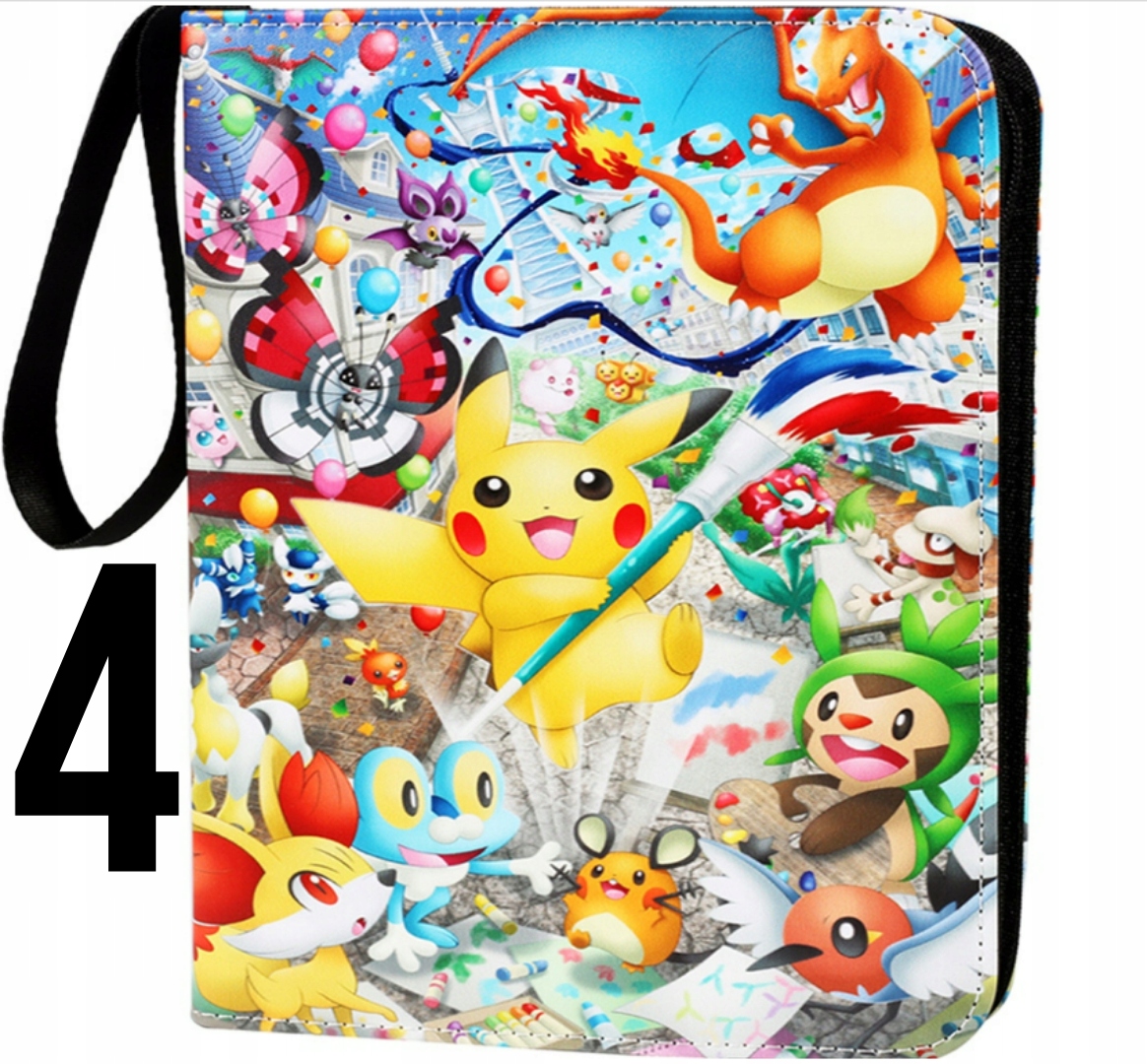 POKEMON ALBUM SEGREGATOR KLASER NA 400 KART + GRATIS 220 KART Waga produktu z opakowaniem jednostkowym 1 kg