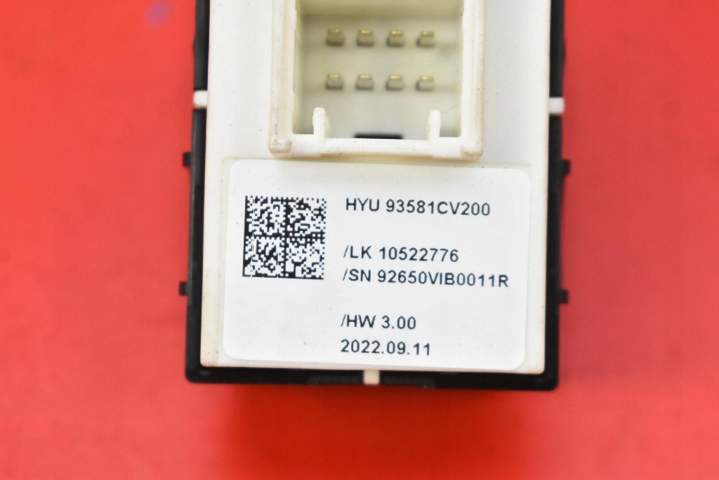 switch lifting windows right front 93581-CV200 KIA EV6 21