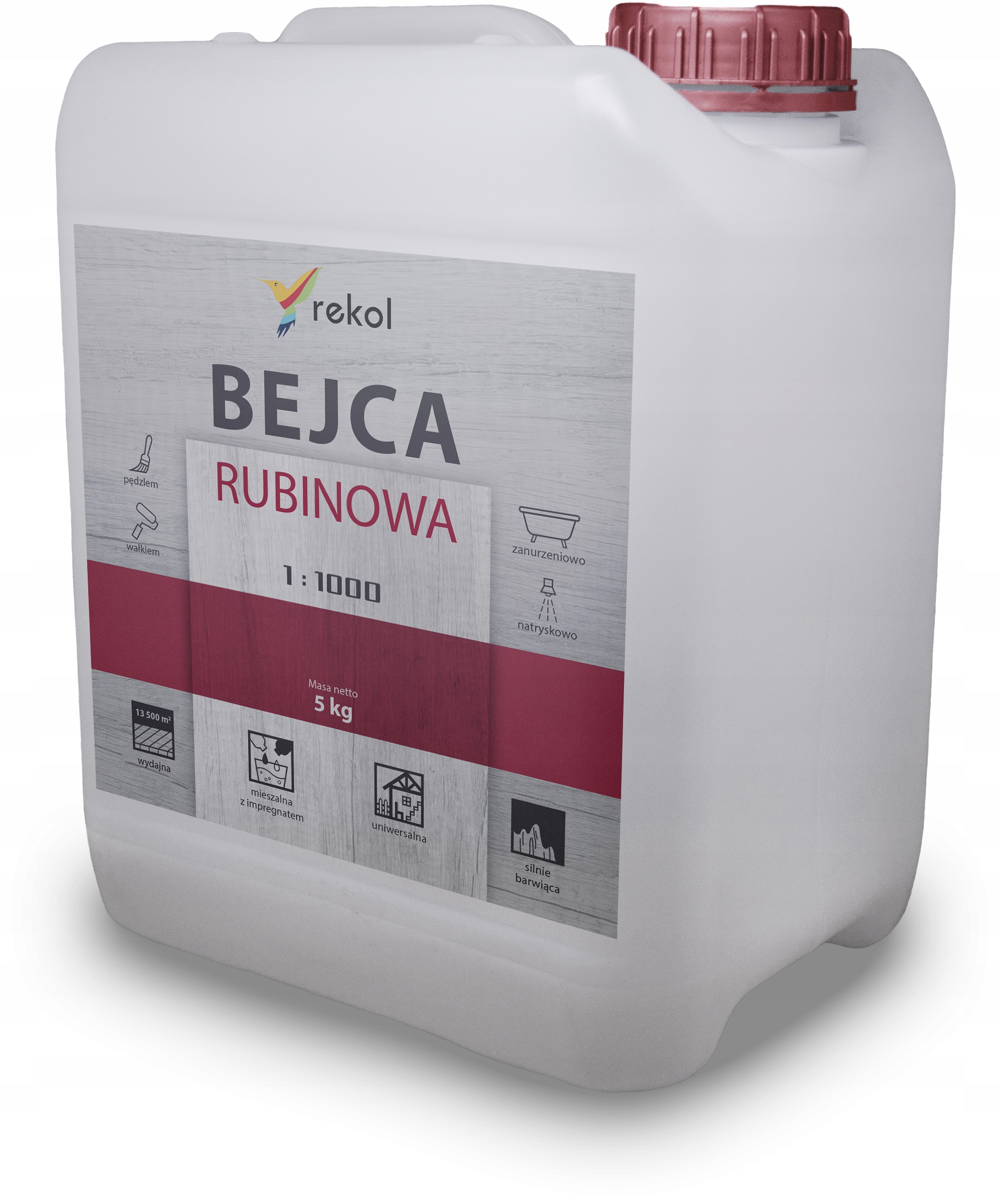 Červená rubínová barva 5 kg, barvivo pro impregnace