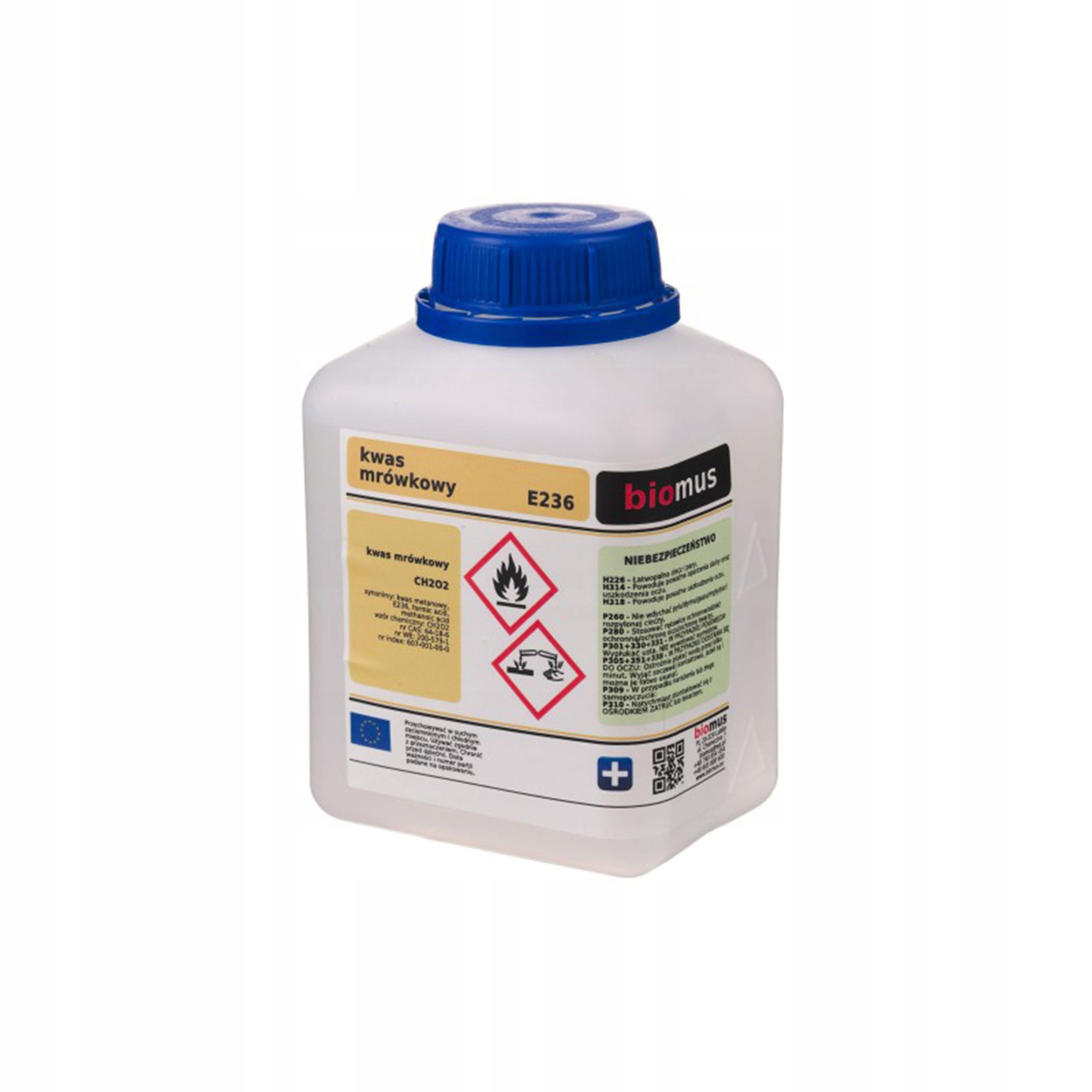

Kwas mrówkowy Warroza Pszczoły 85% 500ml Biomus