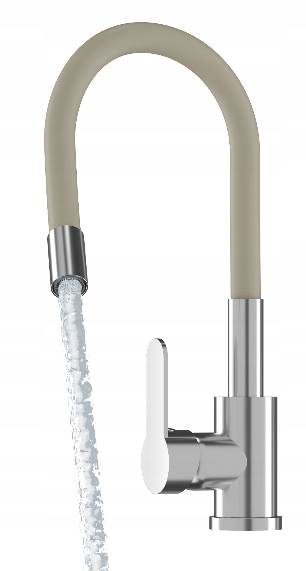 Flexibilná Kuchynská Batéria Béžová S Výtokom Na Kohútik Do Drezu Grado