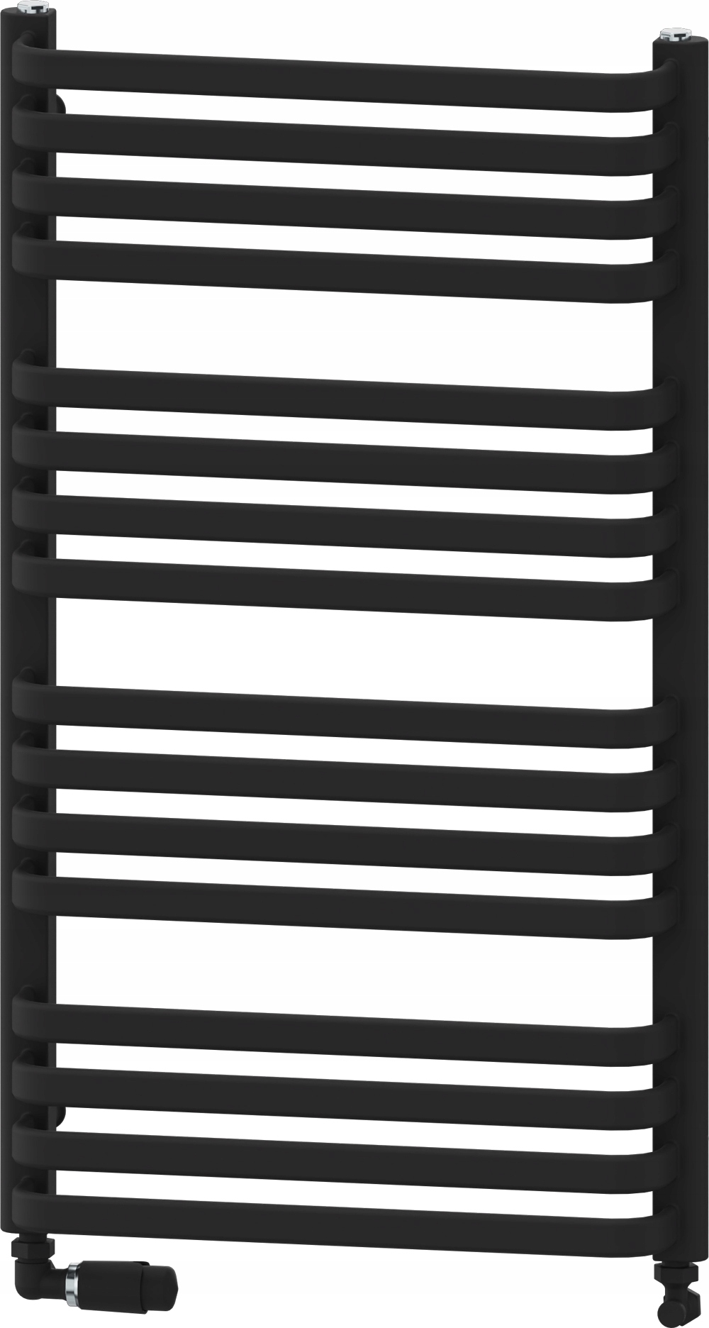 Dekoratívny Radiátor Venuša H940 L450 Čierny