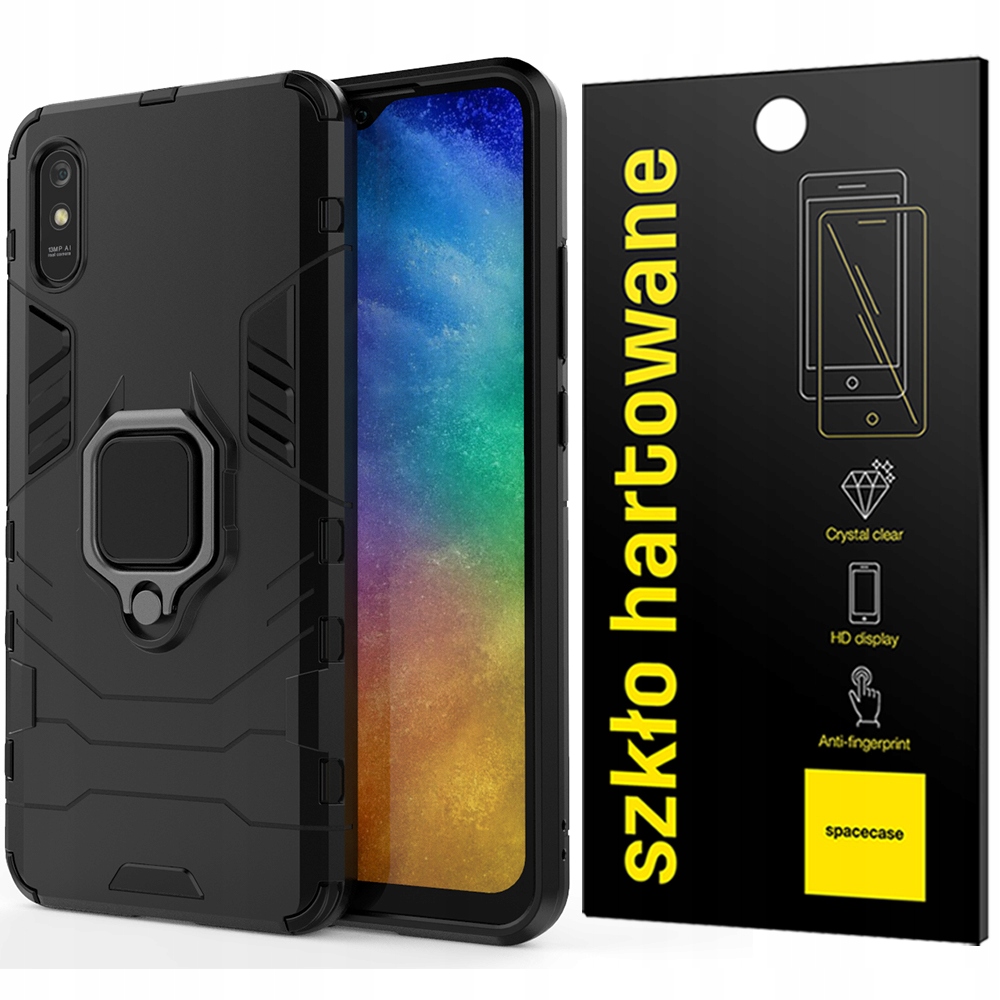 

Etui Case X-ring Do Redmi 9A Pełne Szkło