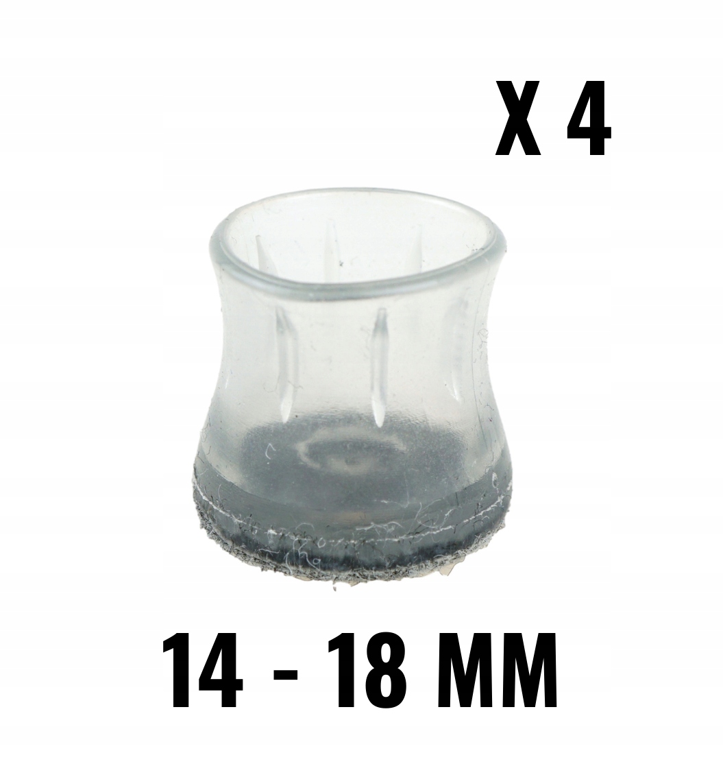 

4x Nakładki nasadki na nogi krzesła stołu Ø14-18mm