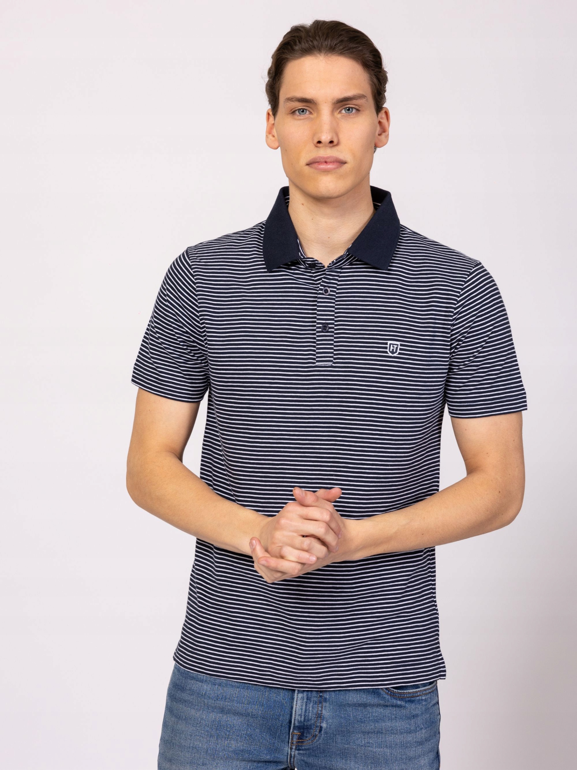 Heavy Tools Pánské Tričko Polokošile Dewitt Navy Tmavě Modré L