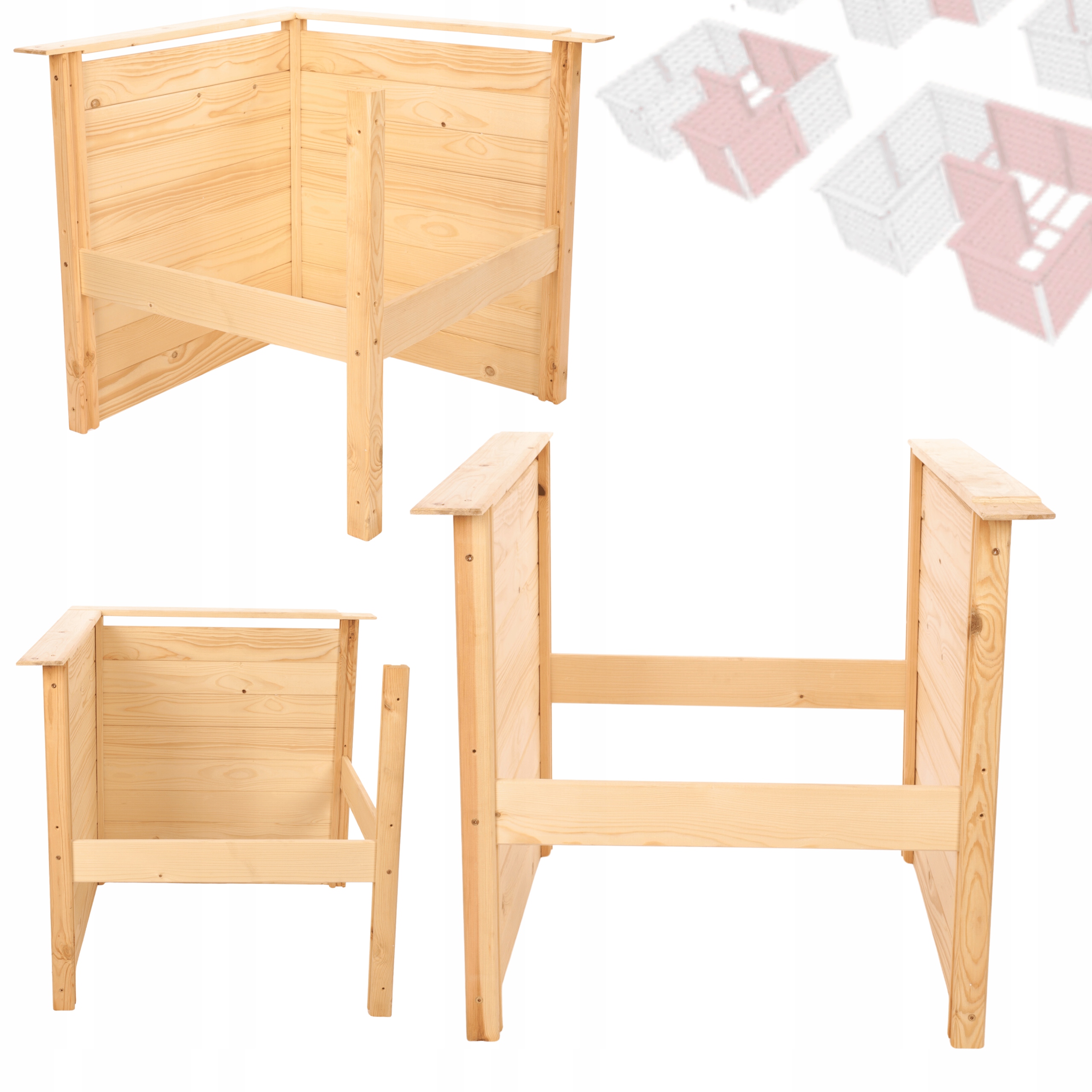 Zeleninový Záhon záhon kvetináč zeleninový záhon Modulárny dodatočný box na zeleninu