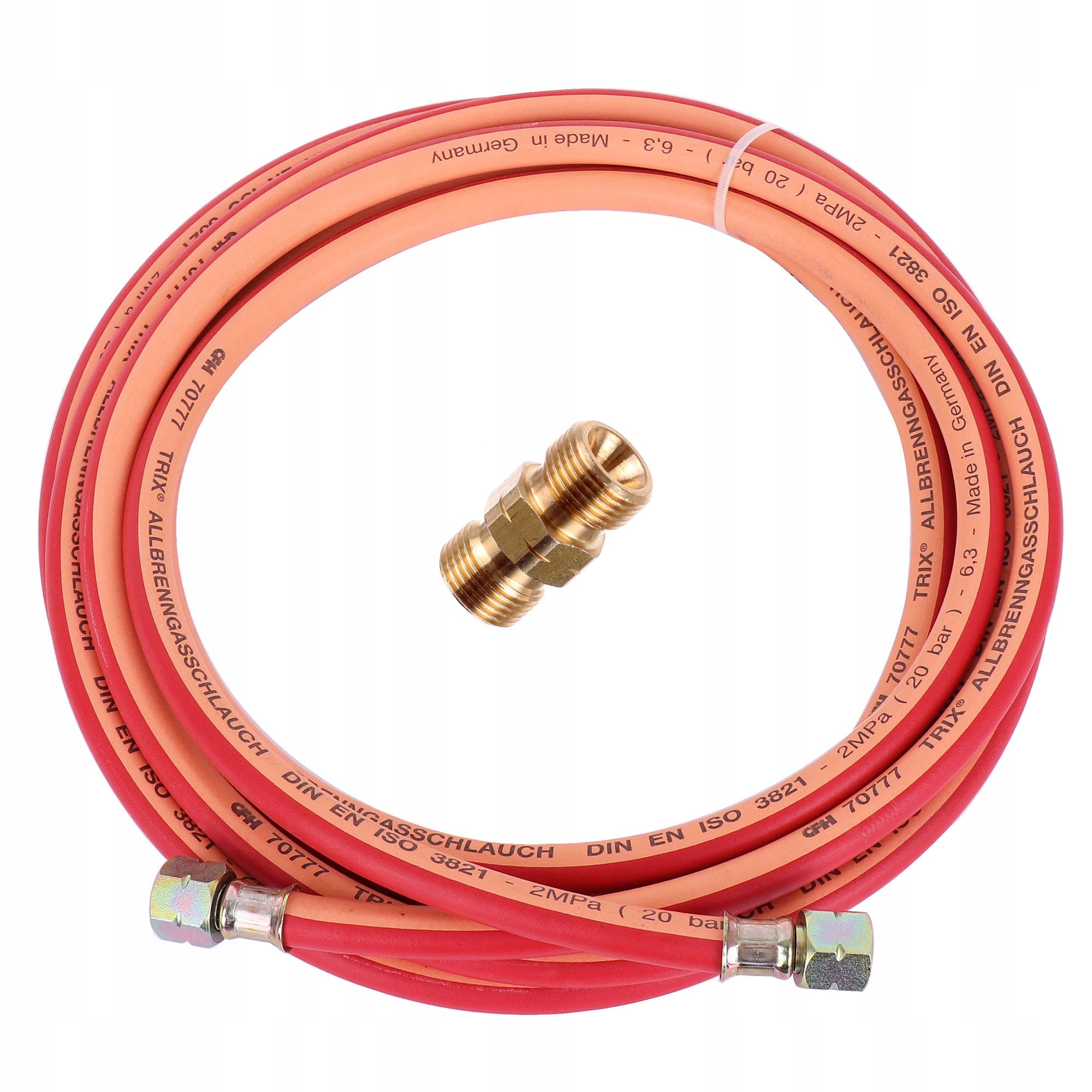 Plynová hadice propan-butanová Cfh 5 m, spojka 3/8"LH levá vsuvka, prodlužovací kabel