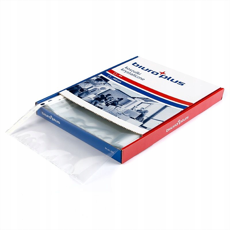 

Koszulki obwoluty groszkowe A4- 100szt. Biuro Plus