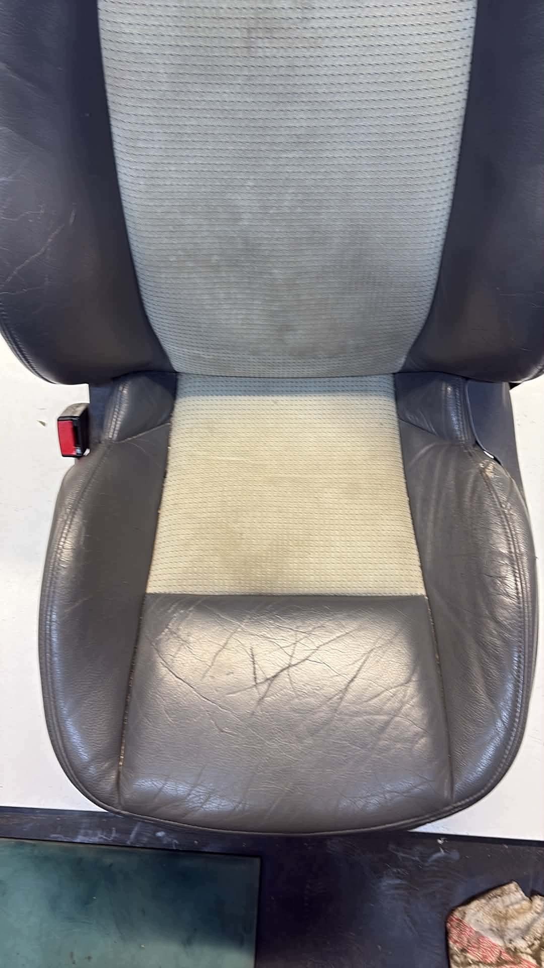 seat driver´s SAAB 9-3 II 93 EUROPA left front front grey pol leather