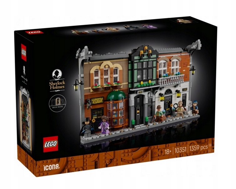 Lego 10351 Icons Sherlock Holmes Knižní Stojánek