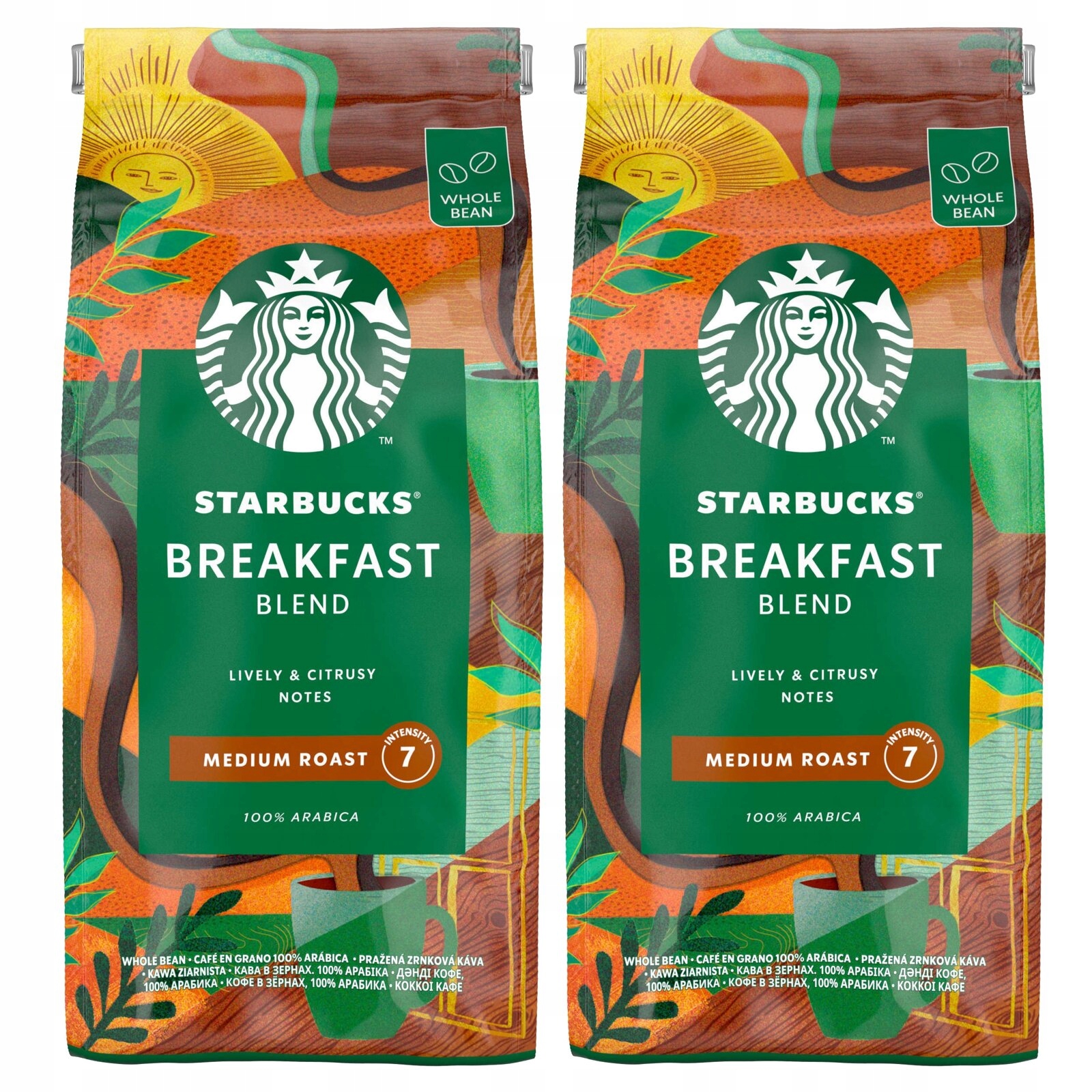 Kawa ziarnista Starbucks Breakfast Blend 2x450g
