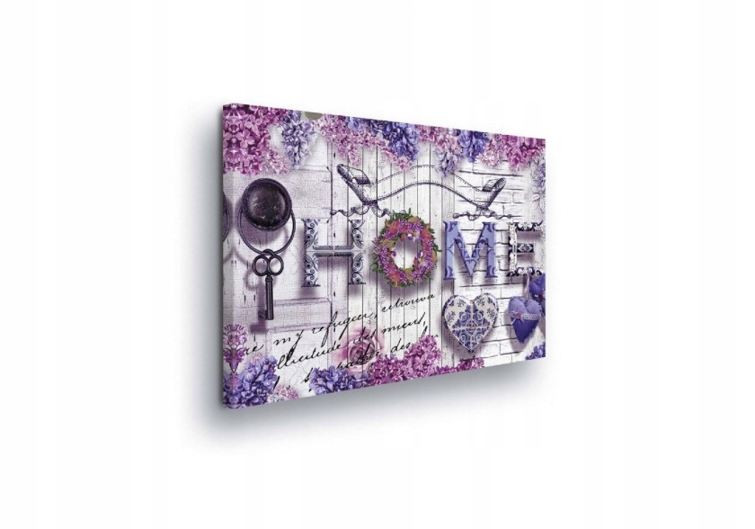 Obraz 80x60 Dům útulnost láska rodina teplo nostalgické květiny srdce