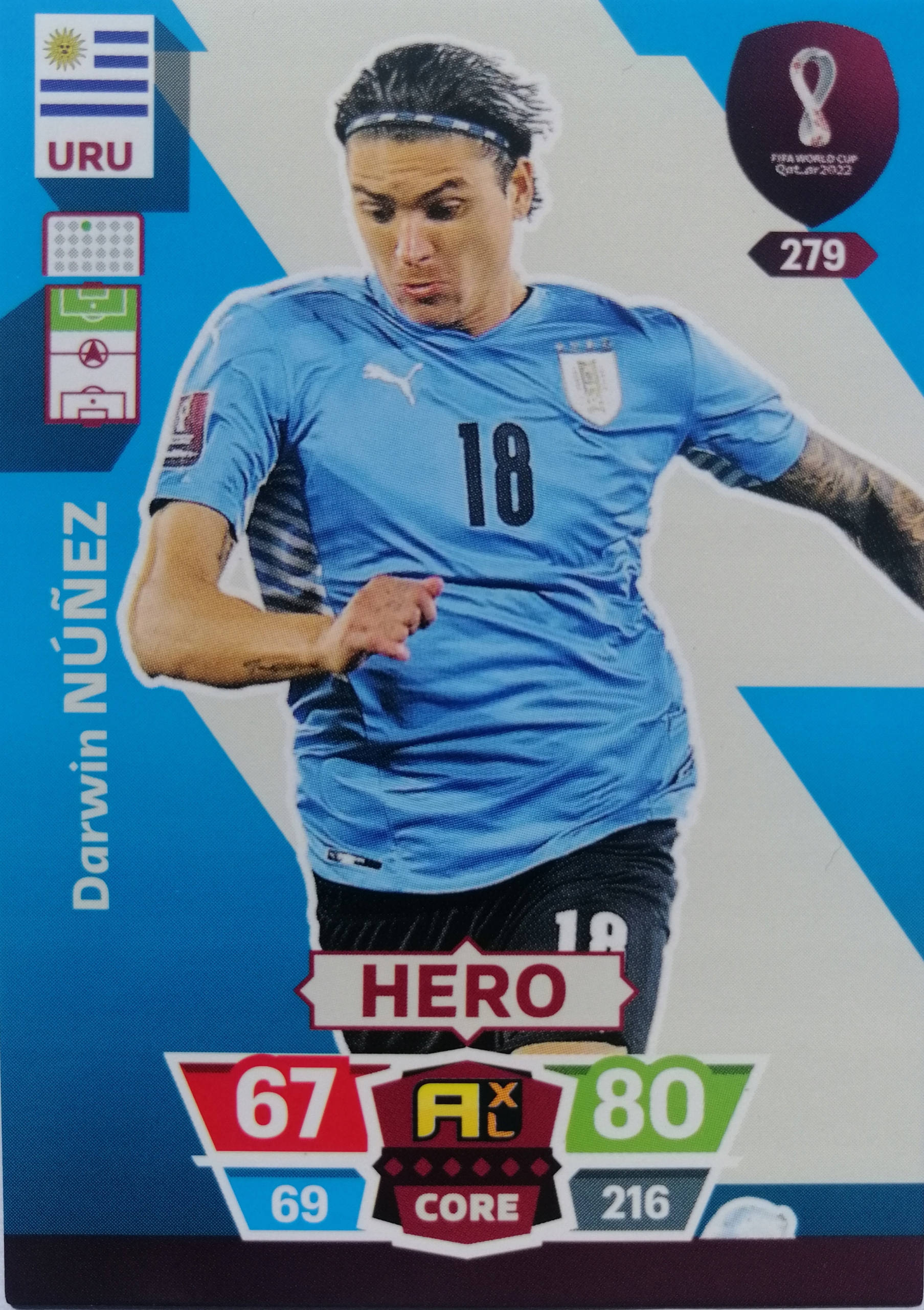 WORLD CUP QATAR 2022 HERO URUGWAJ 279 NUNEZ