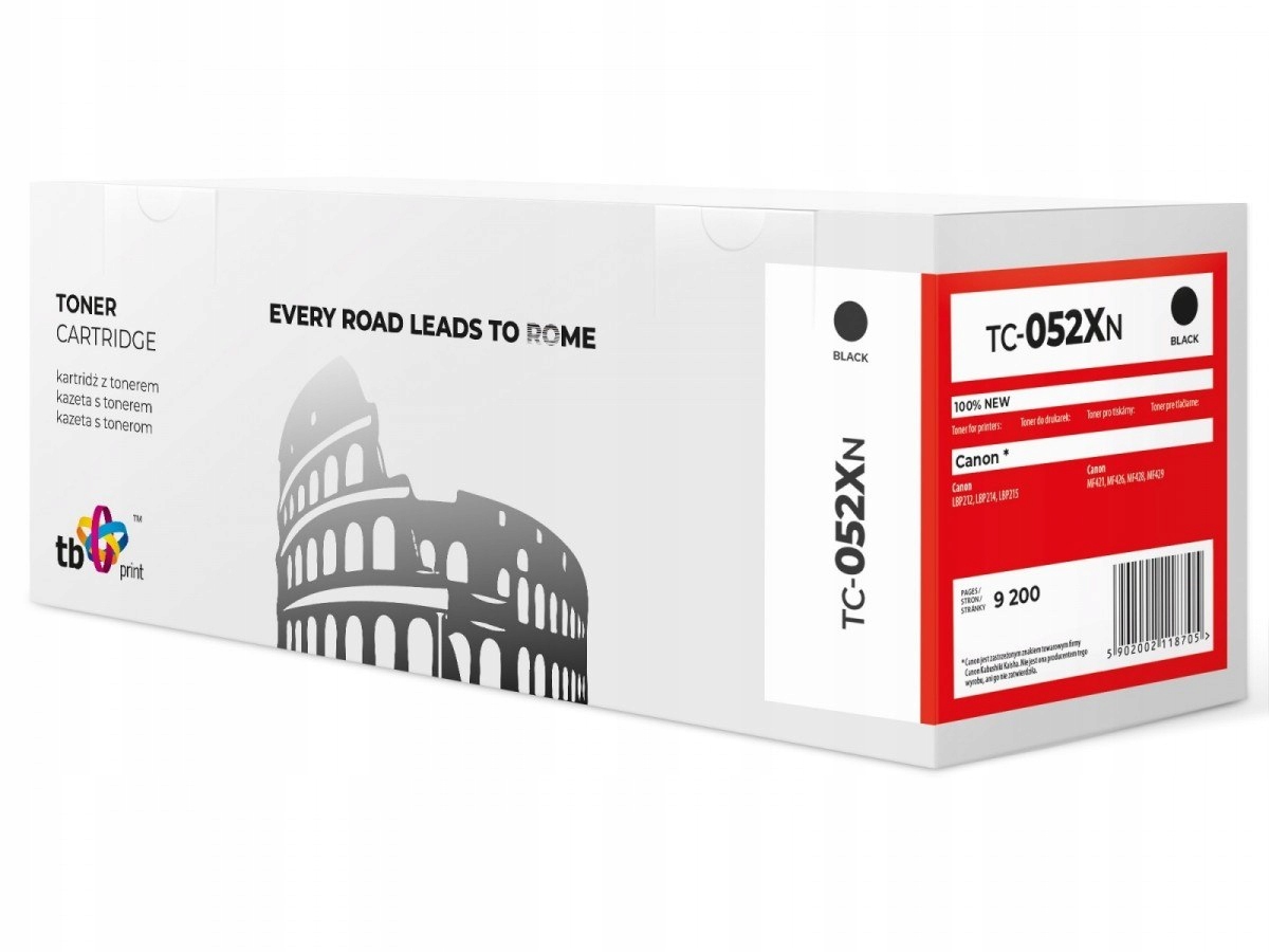 Toner pro Canon LBP210 CRG-052H TC-052XN Bk 100% nový