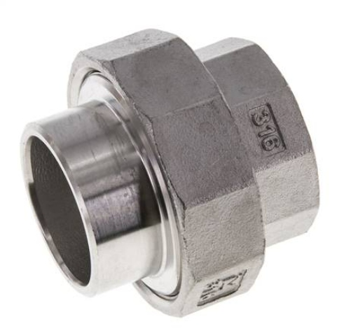 Šroubení pro svařování s kuželovým těsněním 42,4 mm – Rp 1 1/4", nerezová ocel