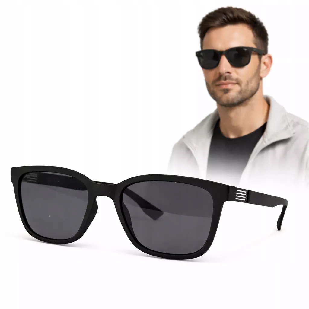 Solano Polarizační sluneční brýle pro muže, černé, mat SS21100C