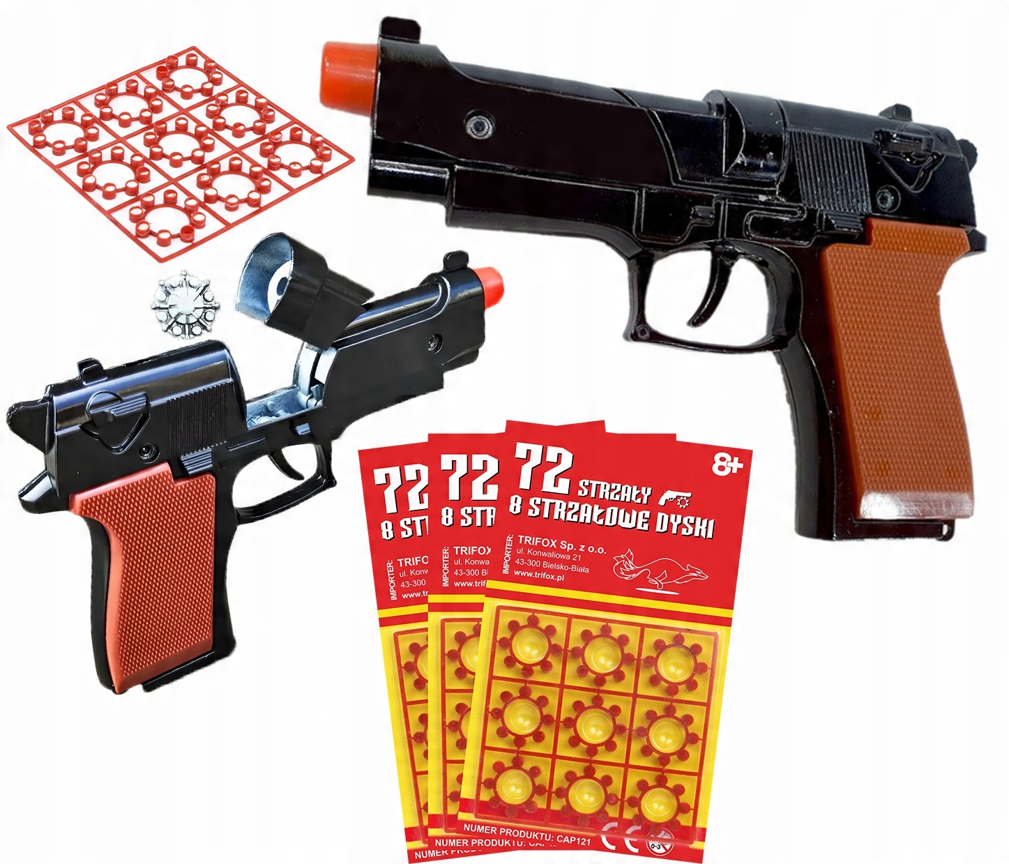 

Pistolet Metalowy Na Spłonki Na Kapiszony