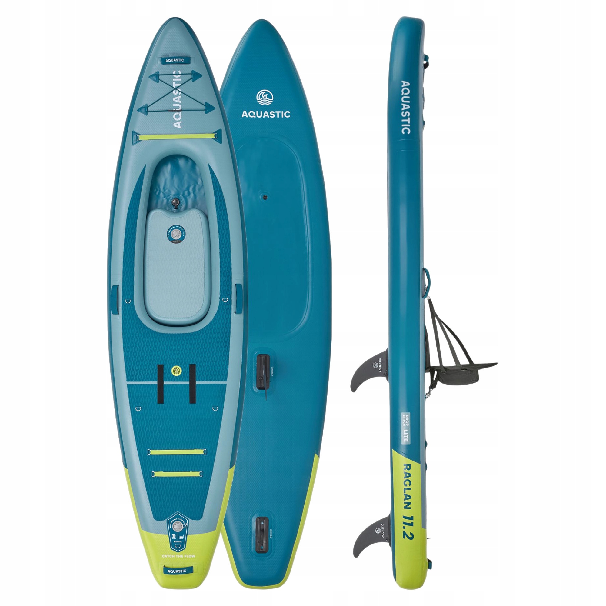 Kajak/SUP hybridní Aquastic Raglan 11'2" Pneumatický 240 cm kompletní sada