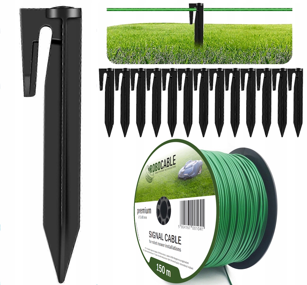 Kabel pro omezení sekačky Sada 150 m Robocable 3,4 mm