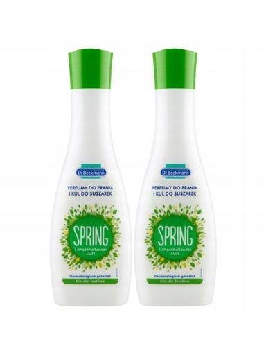 Levně 2x Dr. Beckmann Parfém Do Prádla a kuličky do sušiček Jaro 2x250 ml