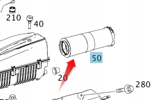 Vzduchový Filtr Mercedes Starparts A646094020490