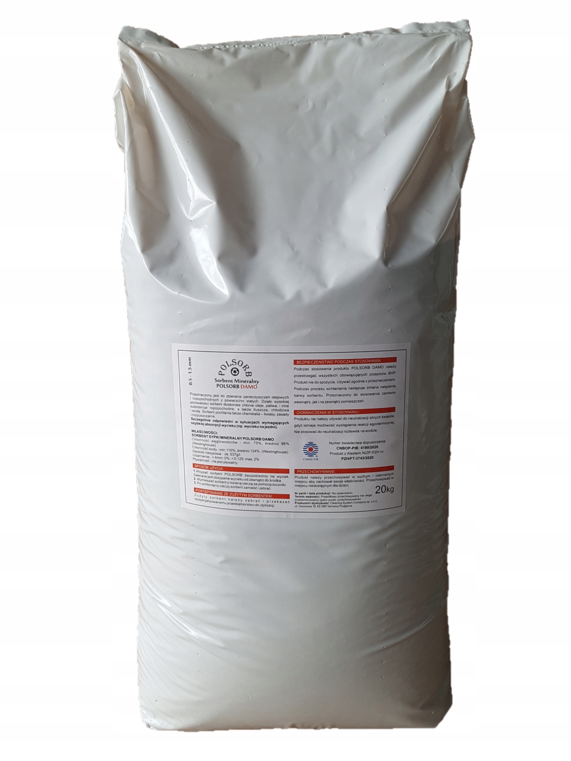 Minerální sorbent Polsorb Damo 20 kg z Cnbop