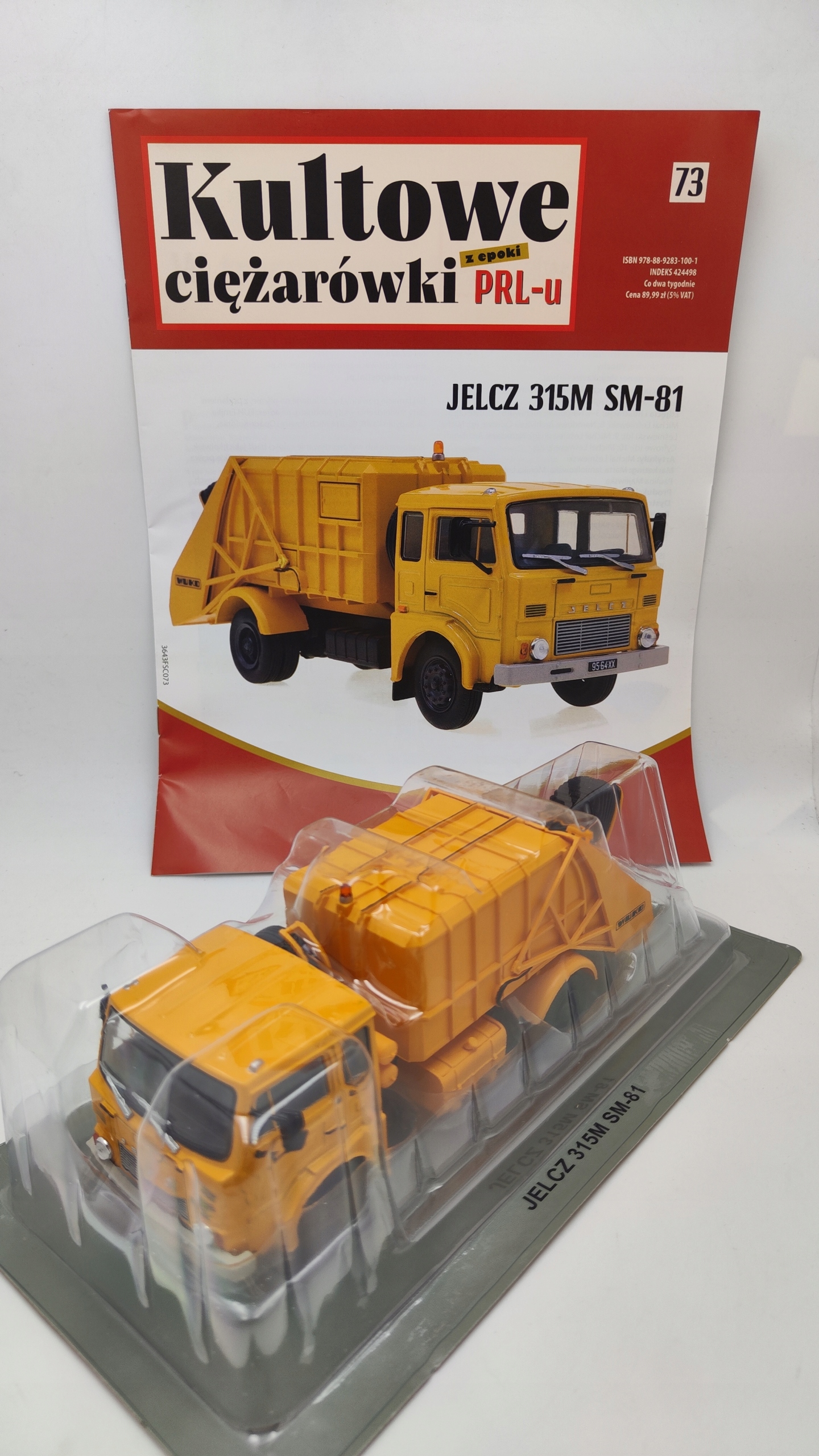 Jelcz 315M SM-81 Popelářský Vůz Nákladní automobily Prl č.73 1:43