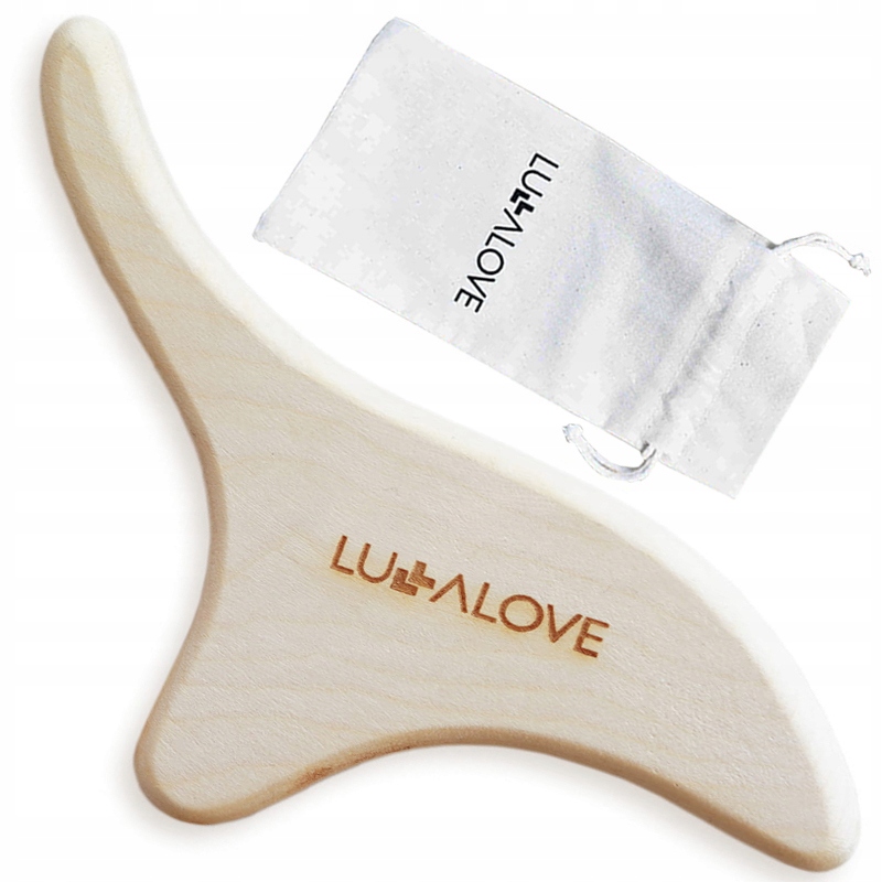 Lullalove Masażer Antycellulitowy I Sportowy Drewniany Naturalny body shape