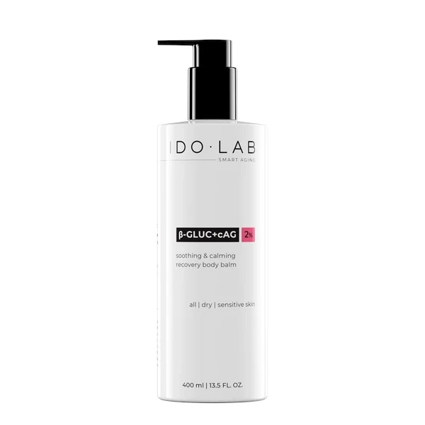 Ido Lab B-Gluc+cAG Intenzivně hydratační a zklidňující tělový balzám 400 ml
