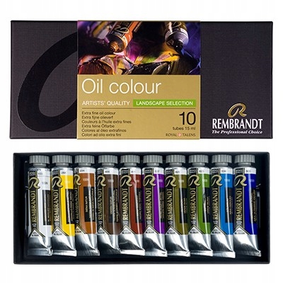 Olejové barvy 'Krajina' Talens Rembrandt, 10 x 15 ml