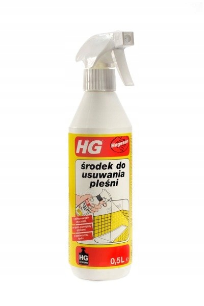HG SKUTECZNY ŚRODEK W SPRAYU DO USUWANIA PLEŚNI GRZYBA SPRAY NA PLEŚŃ 650ML